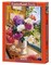 1000 Piece Jigsaw Puzzle, Still Life with Hydrangeas, Flower puzzles, colorful plants, Classic picture, Adult Puzzle, Castorland C-104444-2
